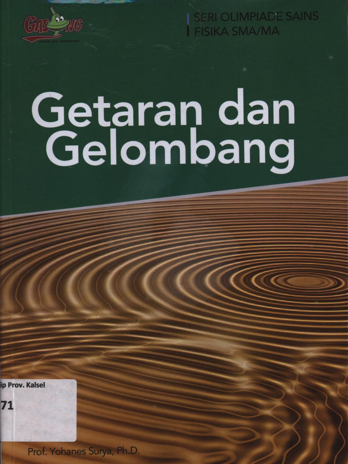 Cover Getaran dan gelombang / Yohanes Surya