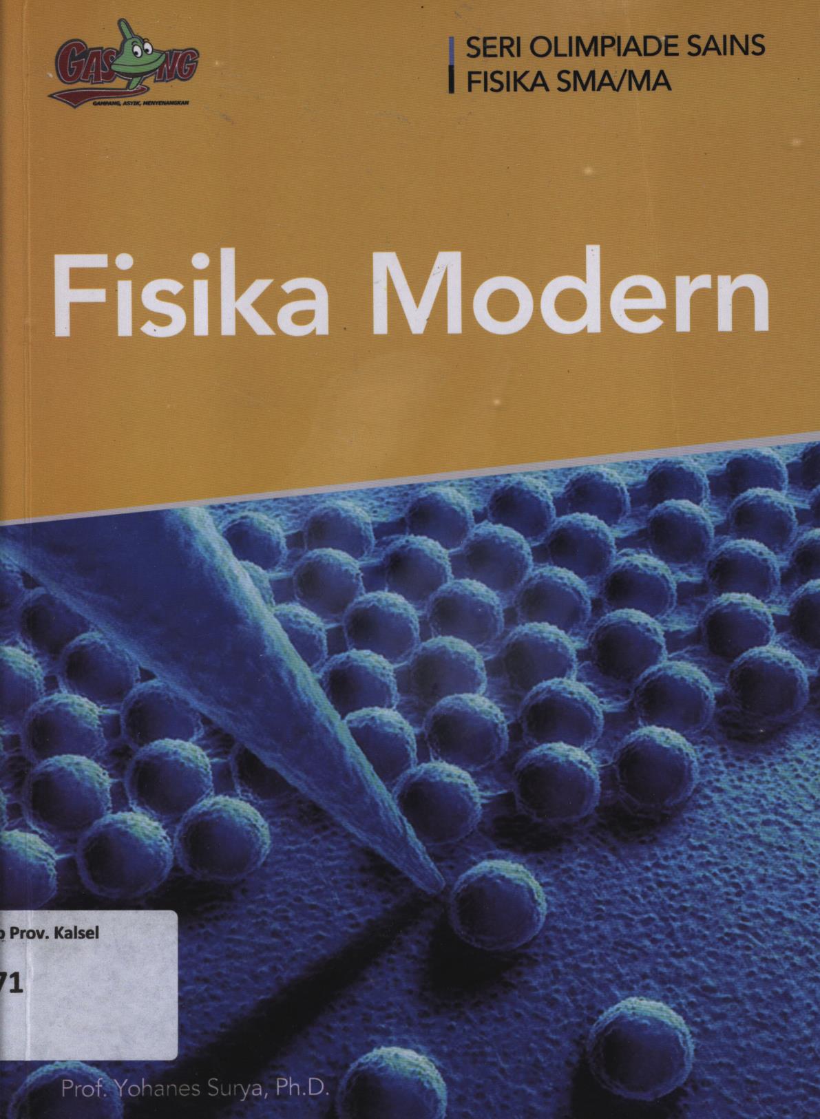 Cover Fisika modern / Yohanes Surya