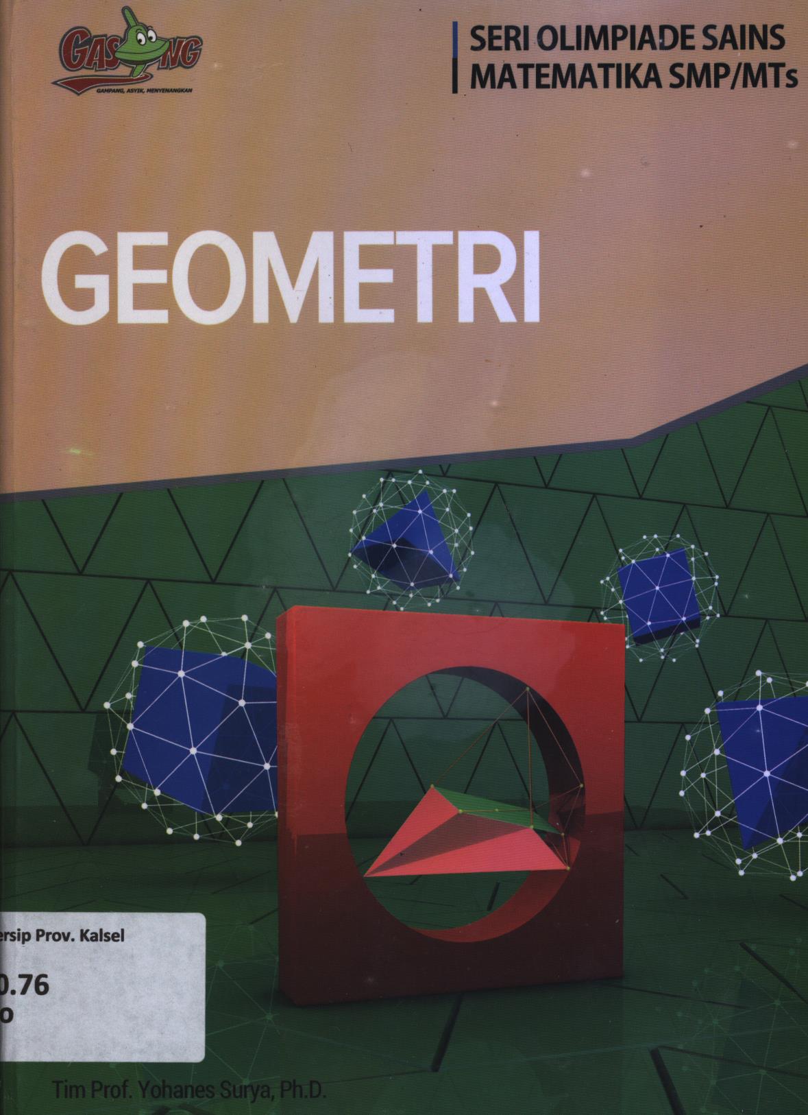 Cover Geometri / Tim Prof. Yohanes Surya
