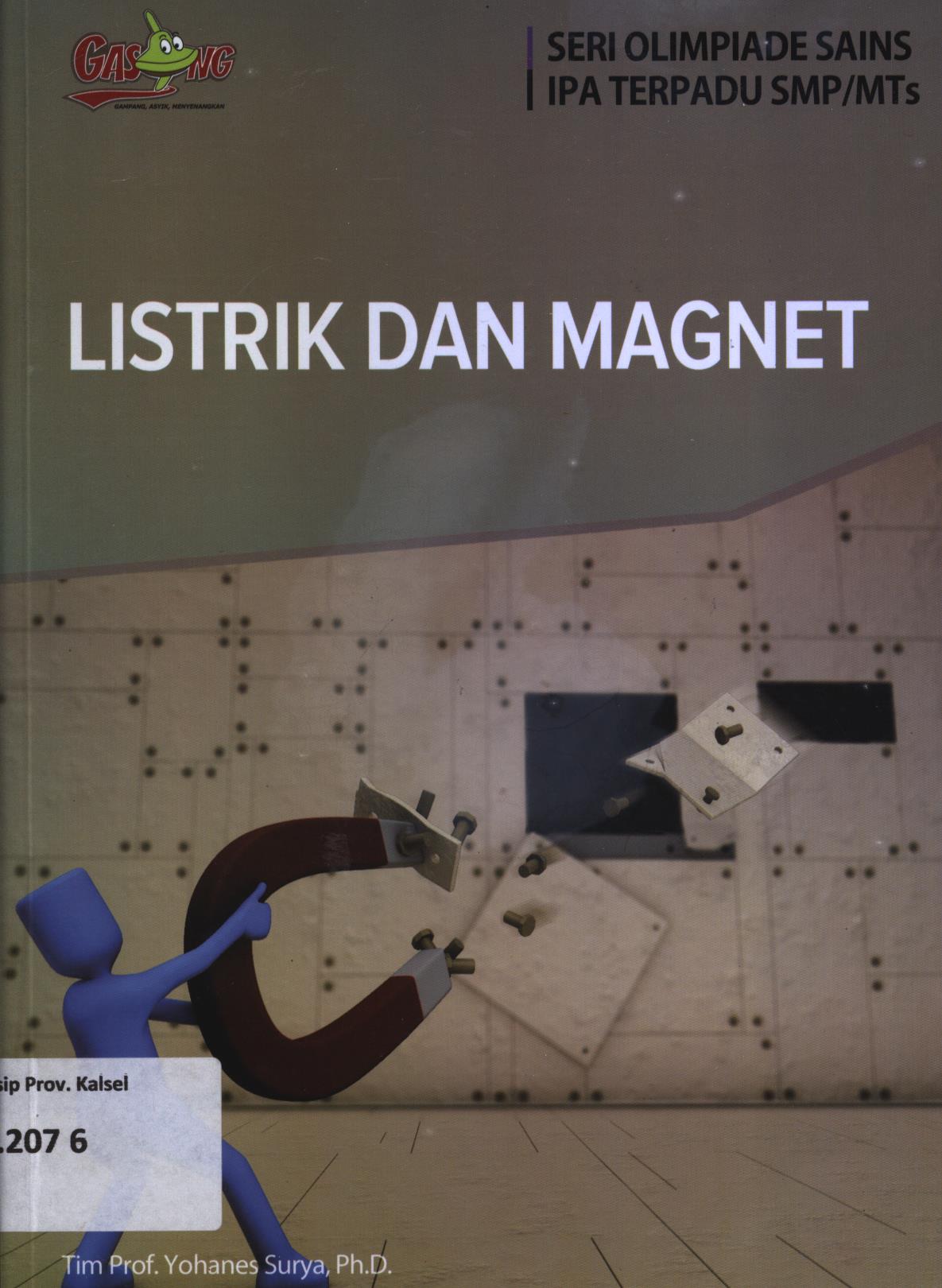 Cover Listrik  dan  magnet / Tim Prof. Yohanes Surya