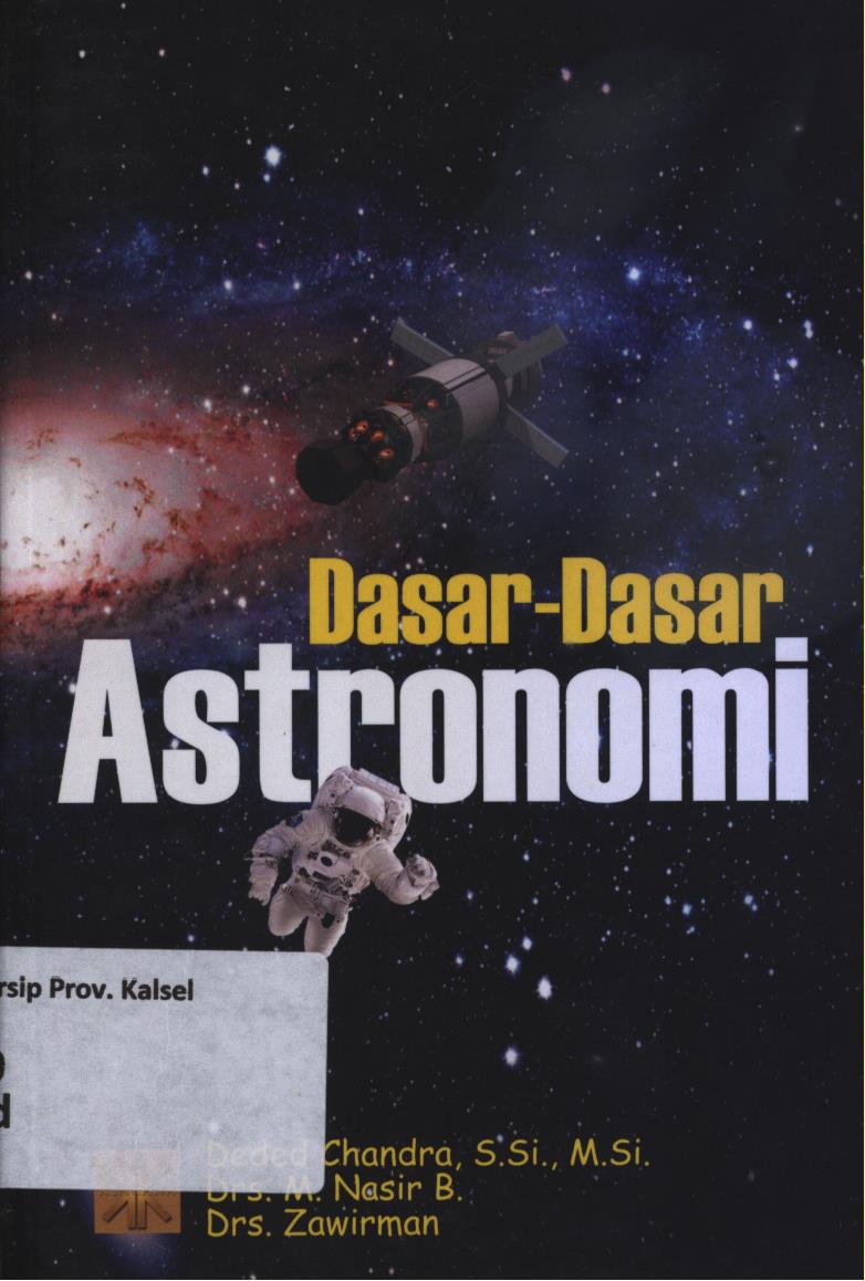 Cover Dasar-dasar astronomi / Deded Chandra