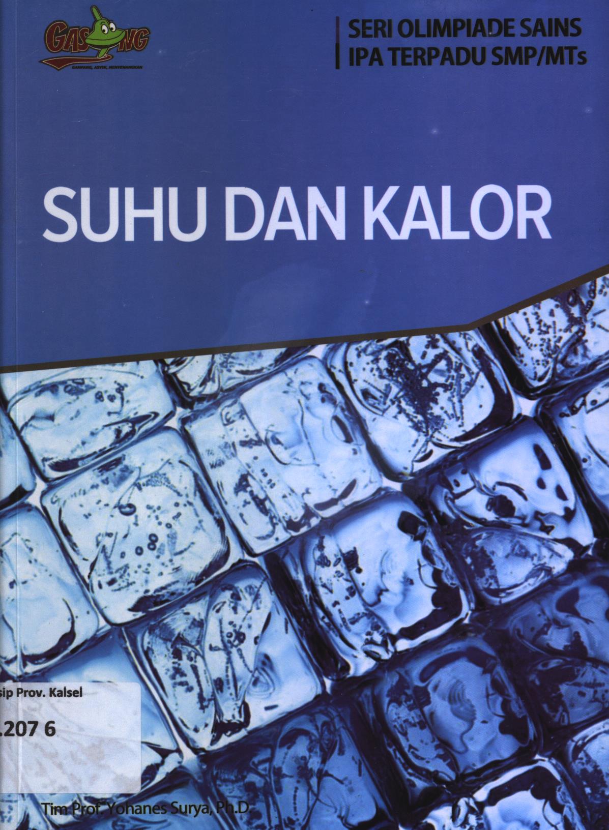 Cover Suhu dan Kalor / Tim Prof. Yohanes Surya