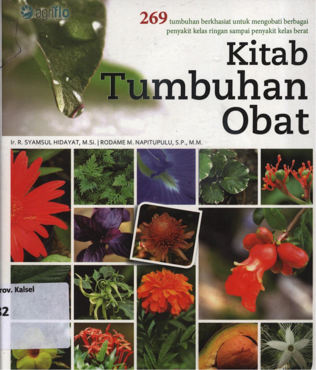 Cover Kitab tumbuhan obat / R. Syamsul Hidayat