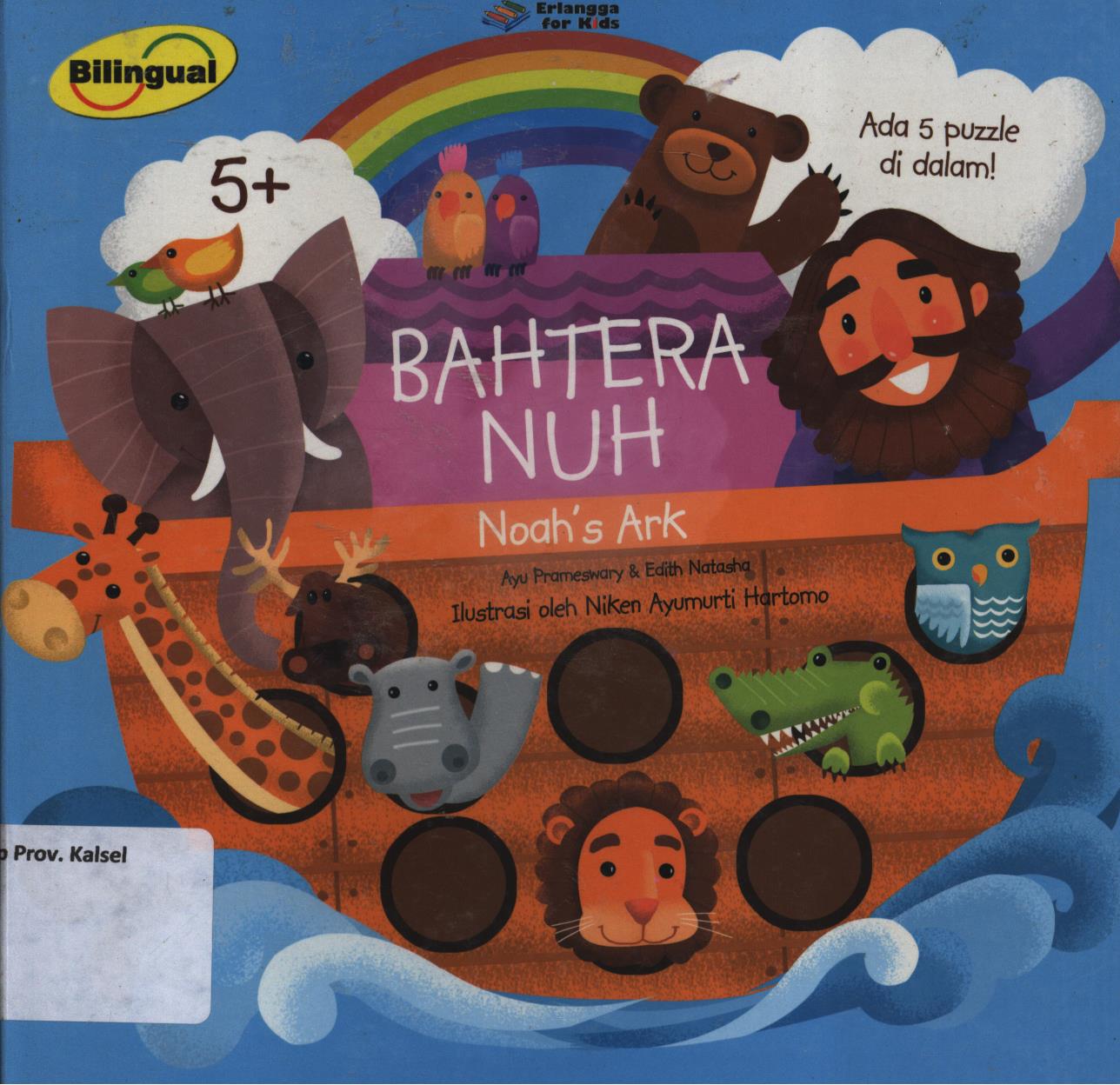 Cover Bahtera Nuh :  Noah's Ark / Ayu Prameswary, Edith Natasha