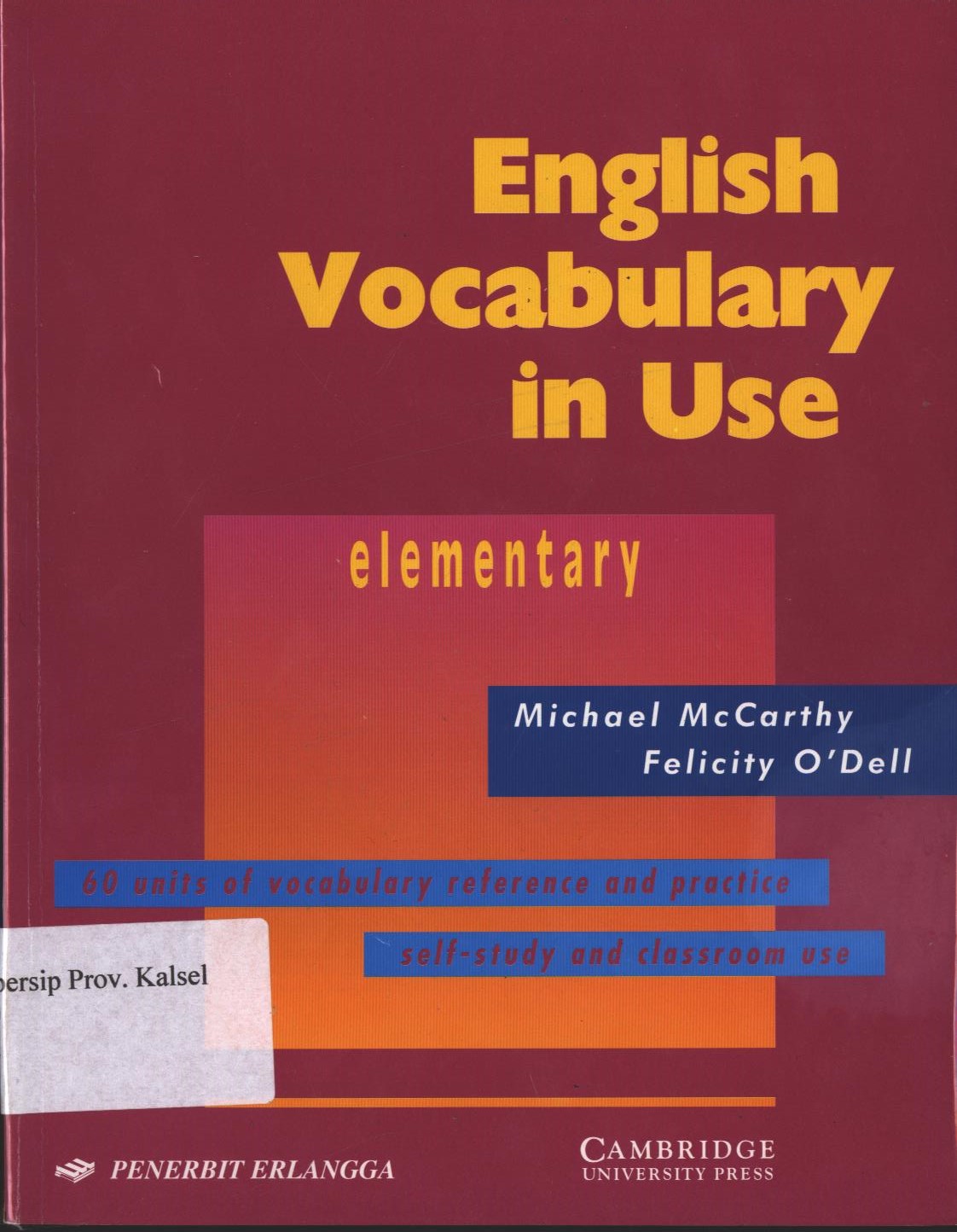 Cover English Vocabulary in Use elementary / Michael Mc Carthy