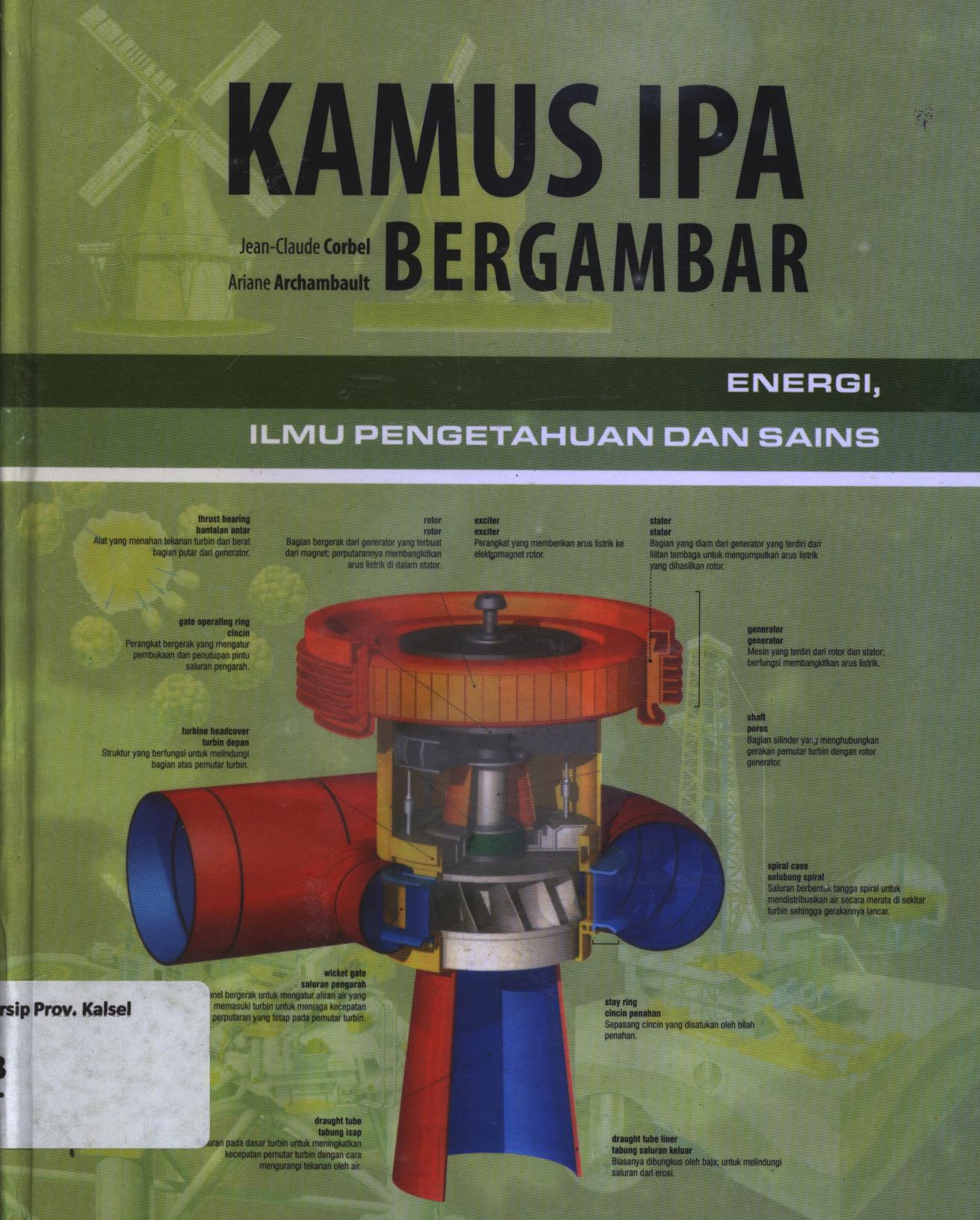 Cover Kamus IPA bergambar 3 :  Energi, ilmu pengetahuan dan sains / Jean-Claude Corbel