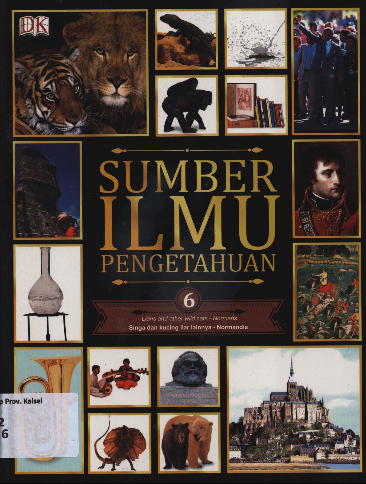 Cover Sumber ilmu pengetahuan 6 :  lion and other wild cats-Normans (Singa dan kucing liar lainnya - Normandia)