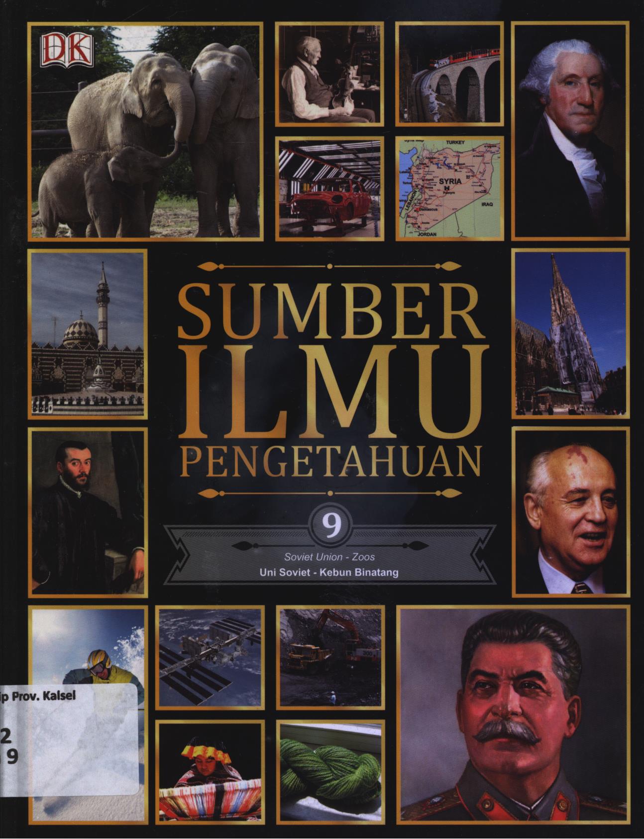 Cover Sumber ilmu pengetahuan 9 :  Soviet Union-Zoos (Uni Soviet-Kebun Binatang)