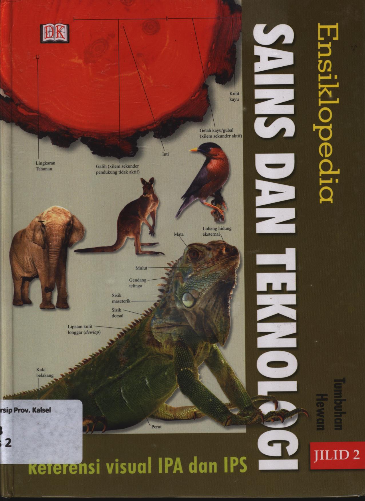 Cover Ensiklopedia sains dan teknologi referensi visual IPA dan IPS jilid 2 :  Tumbuhan, Hewan, / Anis Apriliawati