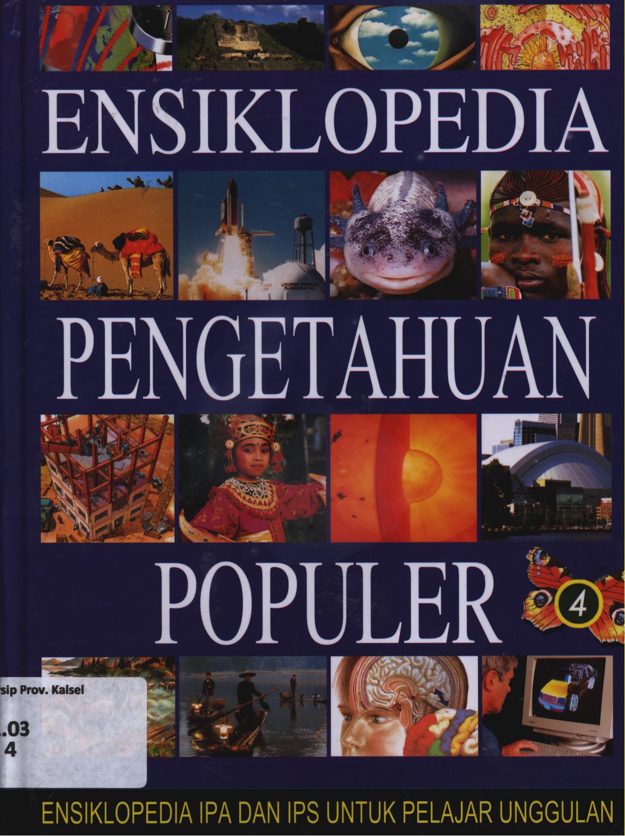Cover Ensiklopedia pengetahuan populer (Ensiklopedia IPA dan IPS untuk pelajar unggulan) 4 Navigasi - Reptilia / Henry P.