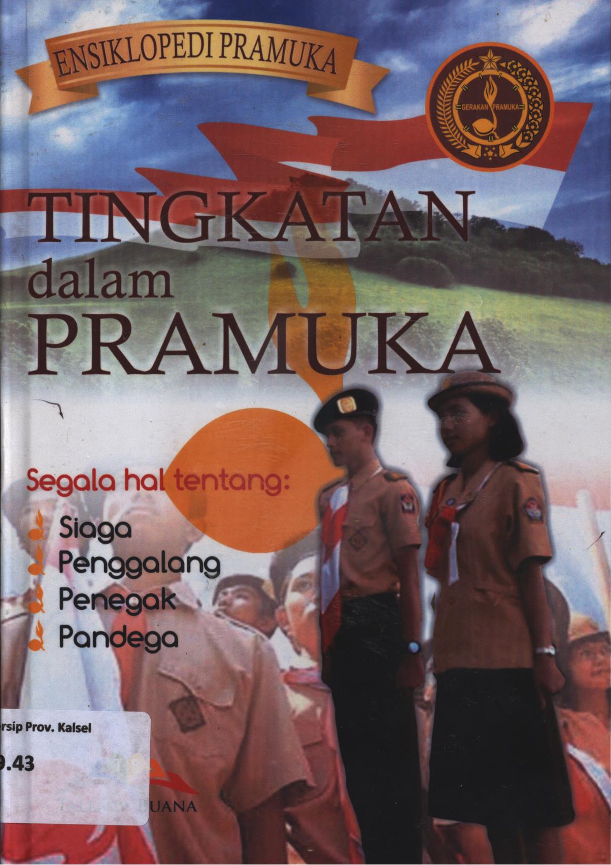 Cover Tingkatan pramuka / R. Toto Sugiharto...[et.al.]