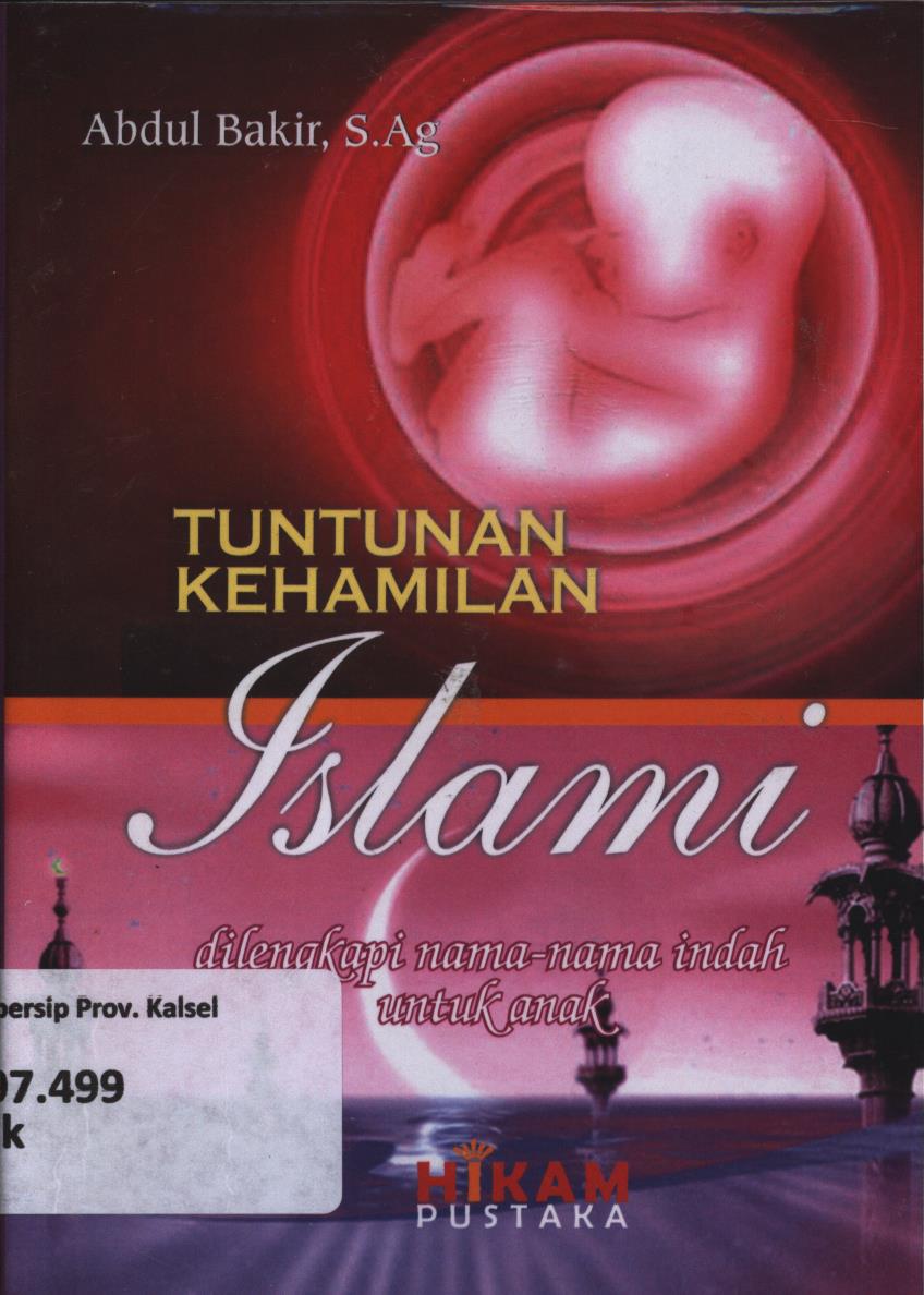 Cover Tuntunan kehamilan Islam / Yahya Bin Abdurrahman Al-Khathib