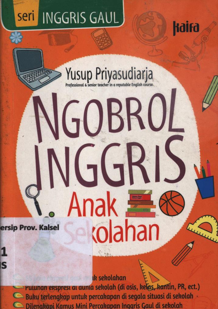 Cover Ngobrol Inggris anak sekolahan / Yusuf Priyasudiarja