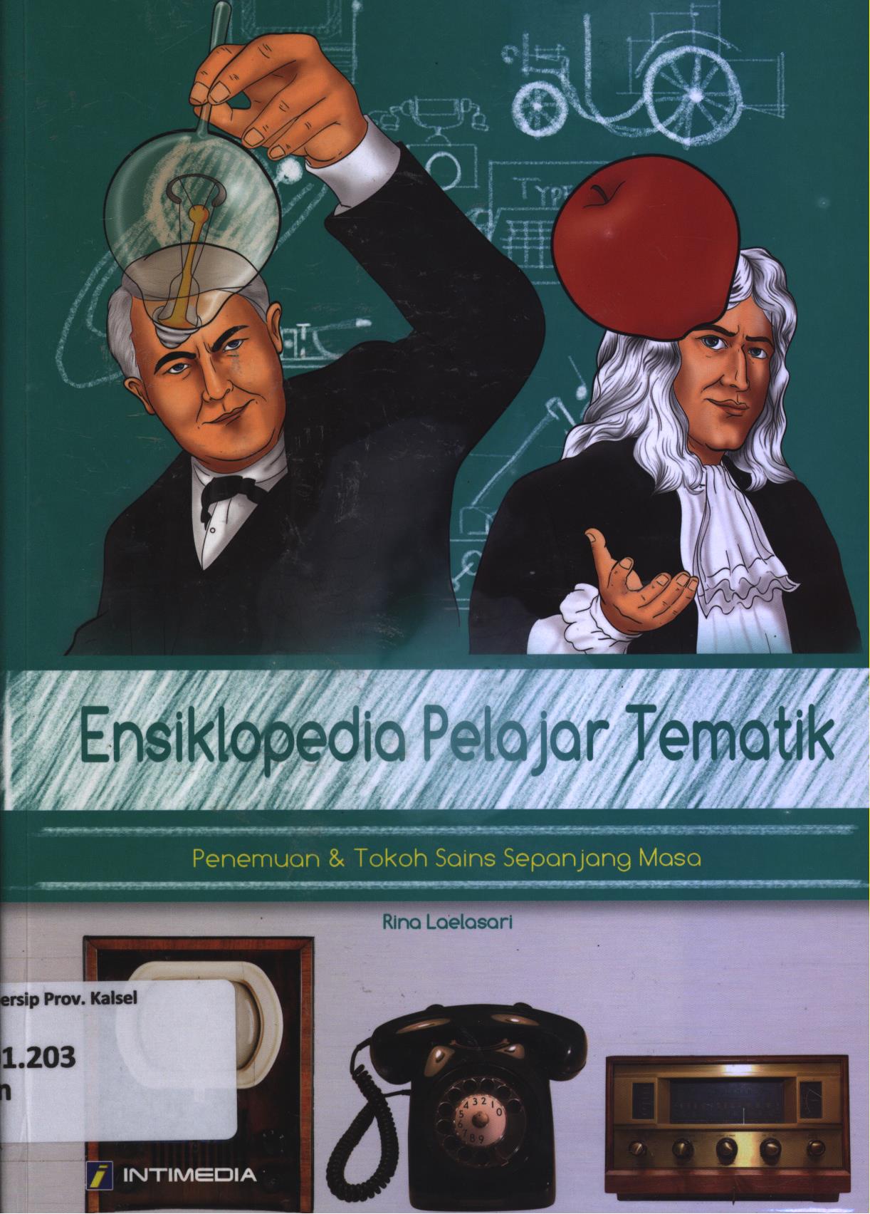 Cover Ensiklopedia pelajar tematik 8 :  Penemuan dan tokoh sains sepanjang masa / Rina Laelasari