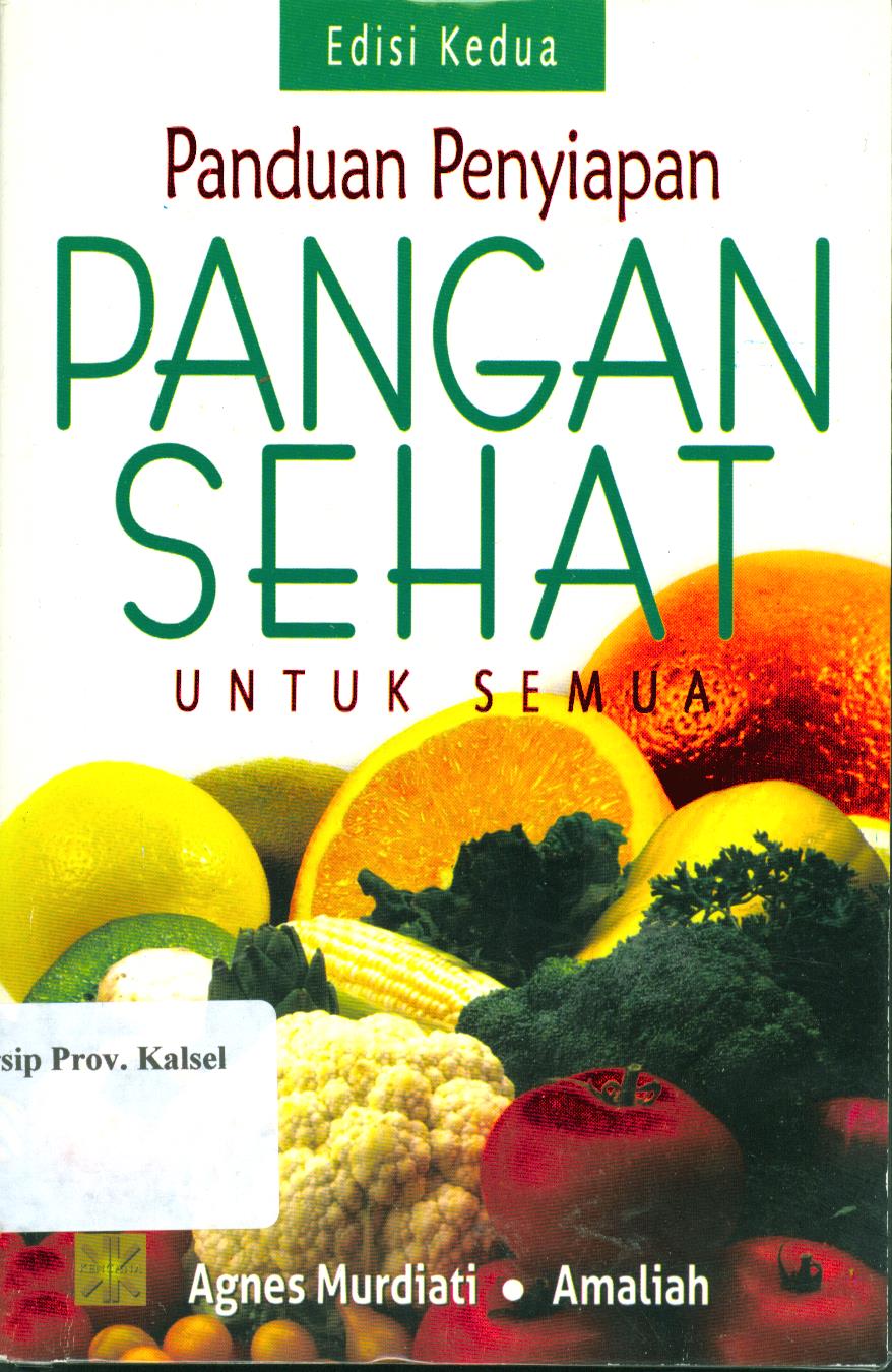 Cover Panduang Penyiapan Pangan Sehat / Agnes Murdiati
