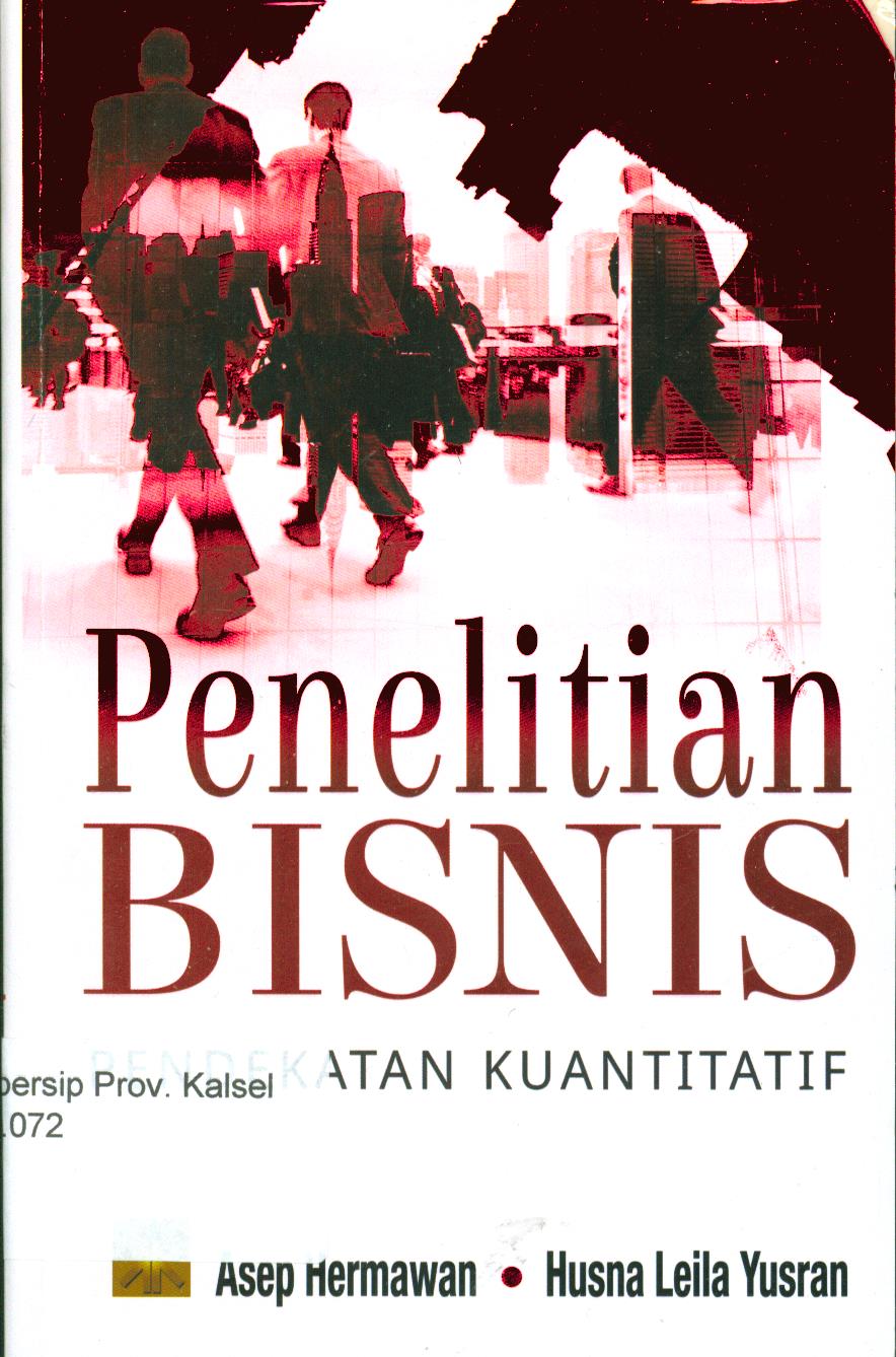 Cover Penelitian Bisnis / Asep Hermawan