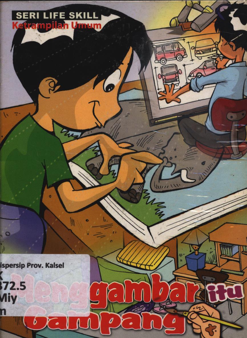 Cover Menggambar itu gampang / Miyanto