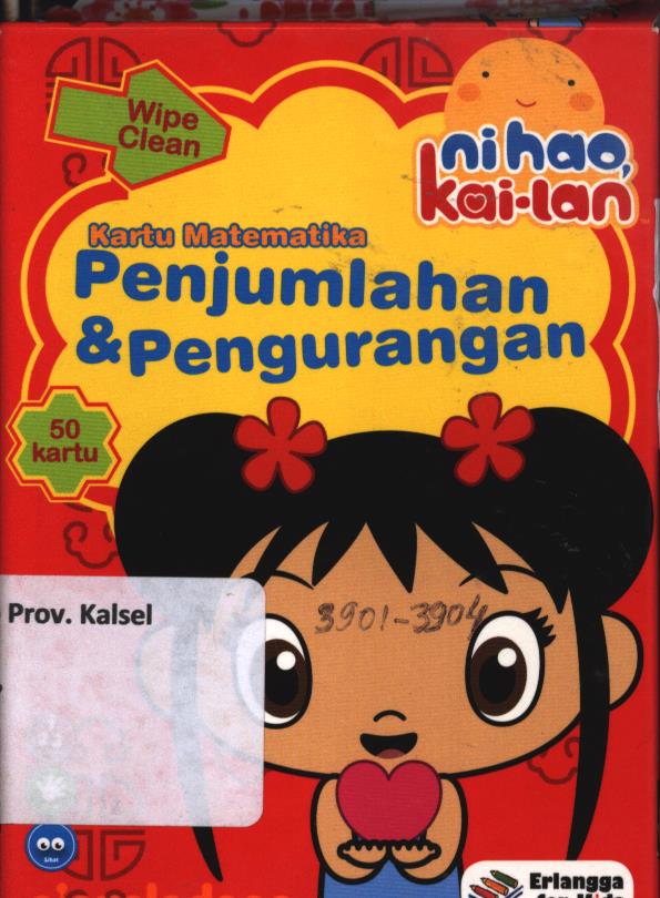 Cover Kartu matematika penjumlahan dan pengurangan / Tim EFK ; editor, Ayu Prameswary, Tesa Febiani