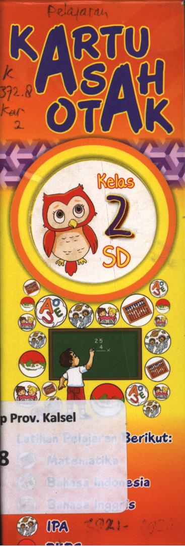 Cover Kartu asah otak kelas 2 SD