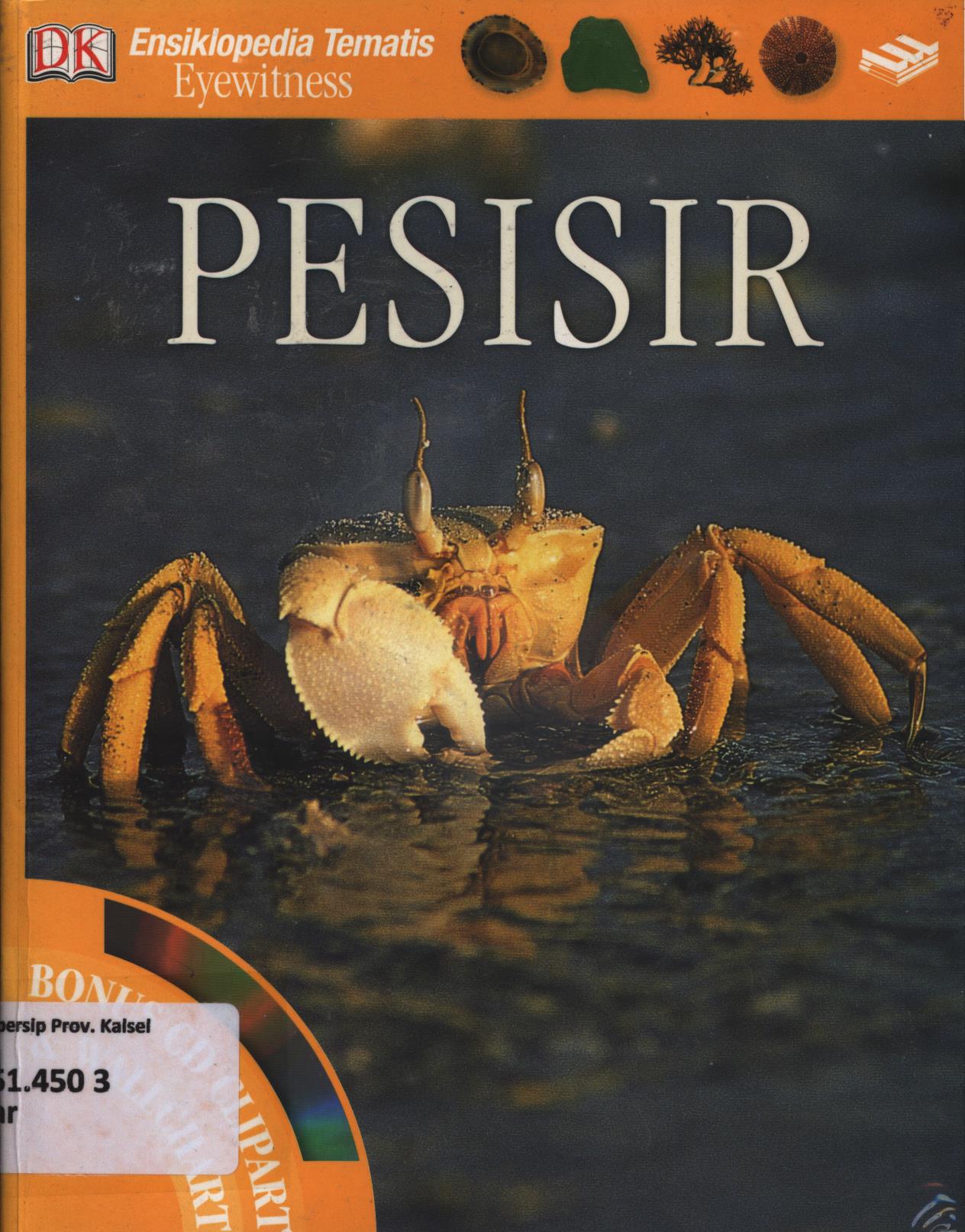 Cover Eyewitness pesisir (bekerja sama dengan The Natural History Museum) / Steve Parker ; penerjemah, Danaring Tyas Wulandari