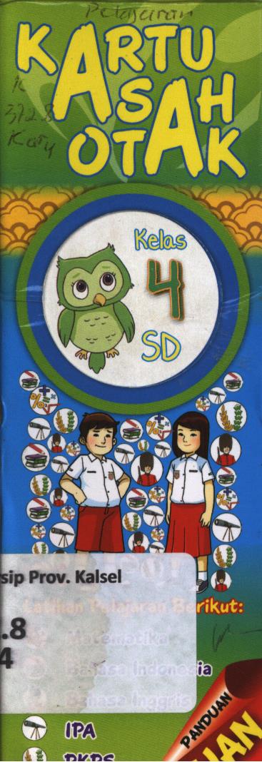 Cover Kartu asah otak kelas 4 SD