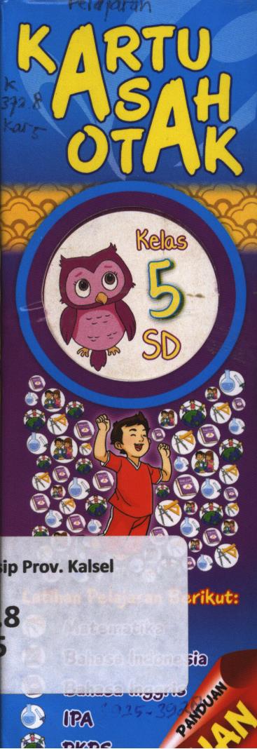 Cover Kartu asah otak kelas 5SD