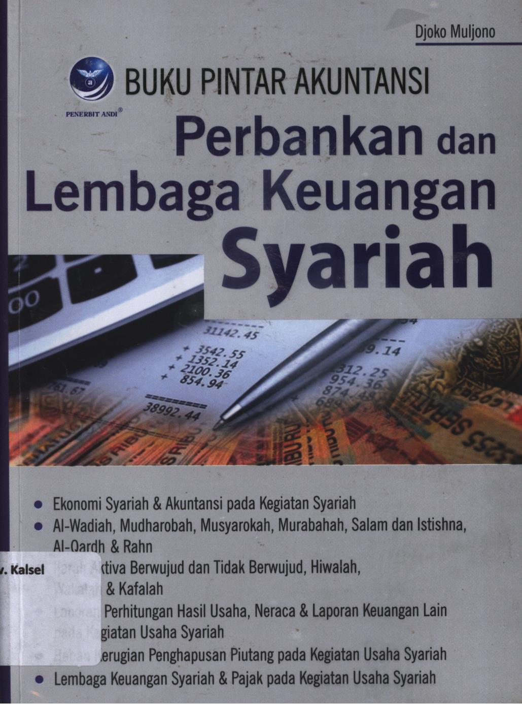 Cover Buku pintar akuntansi perbankan dan lembaga keuangan syariah / Djoko Muljono ; editor, Maya