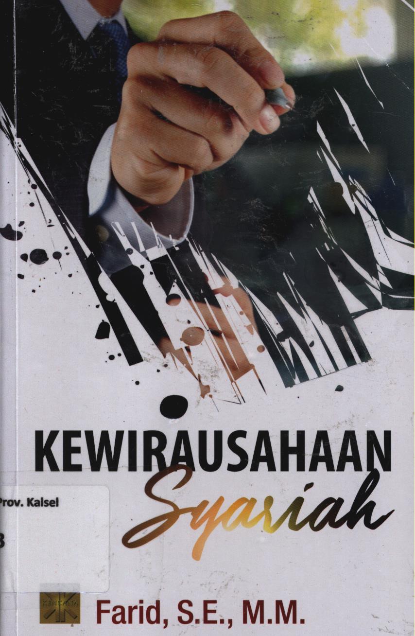 Cover Kewirausahaan syariah / Farid