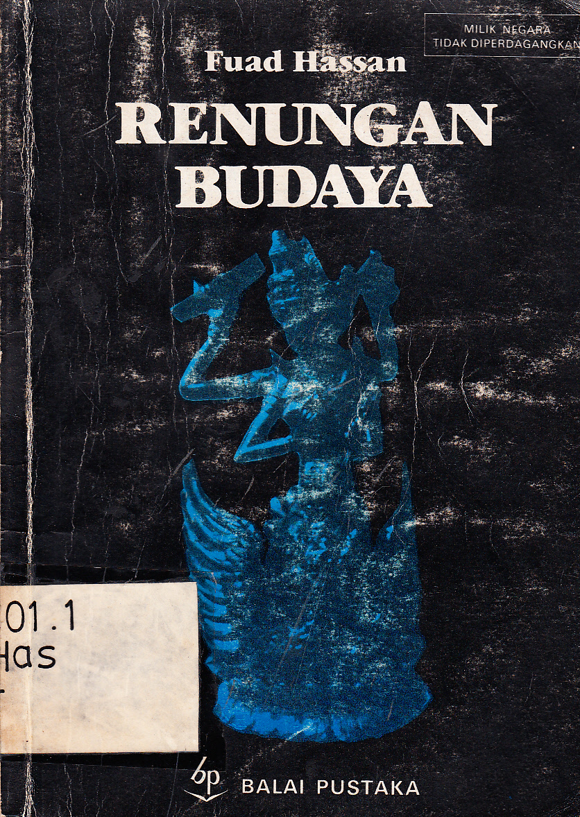 Cover Renungan Budaya / Fuad Hassan