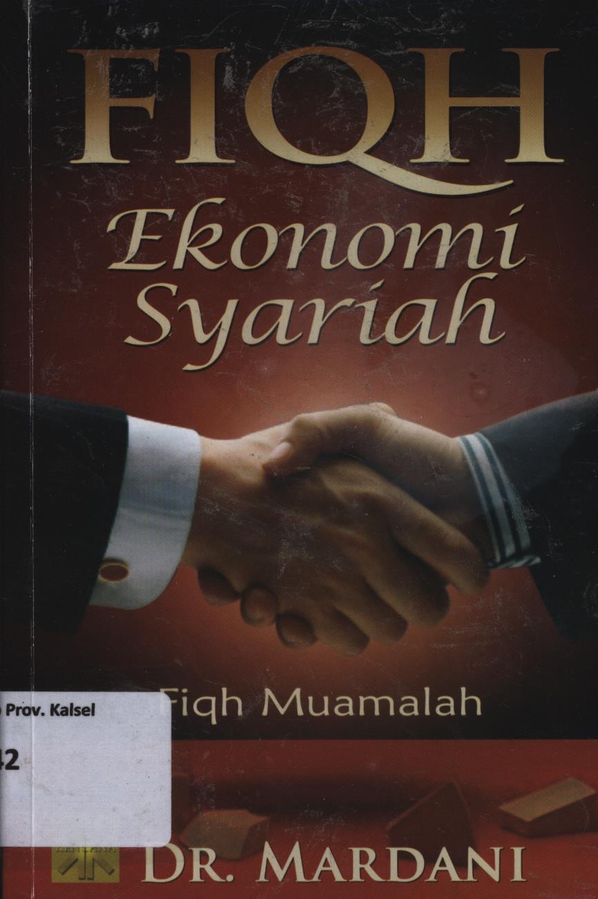 Cover Fiqh ekonomi syariah :  Fiqh muamalah / Mardani