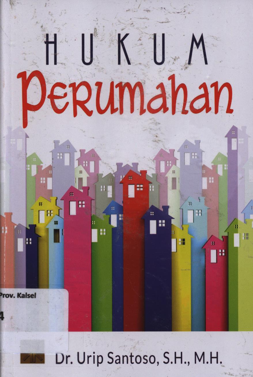 Cover Hukum perumahan / Urip Santoso