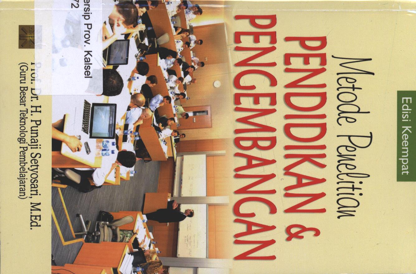 Cover Metode Penelitian Pendidikan & Pengembangan / Punaji Setyosari