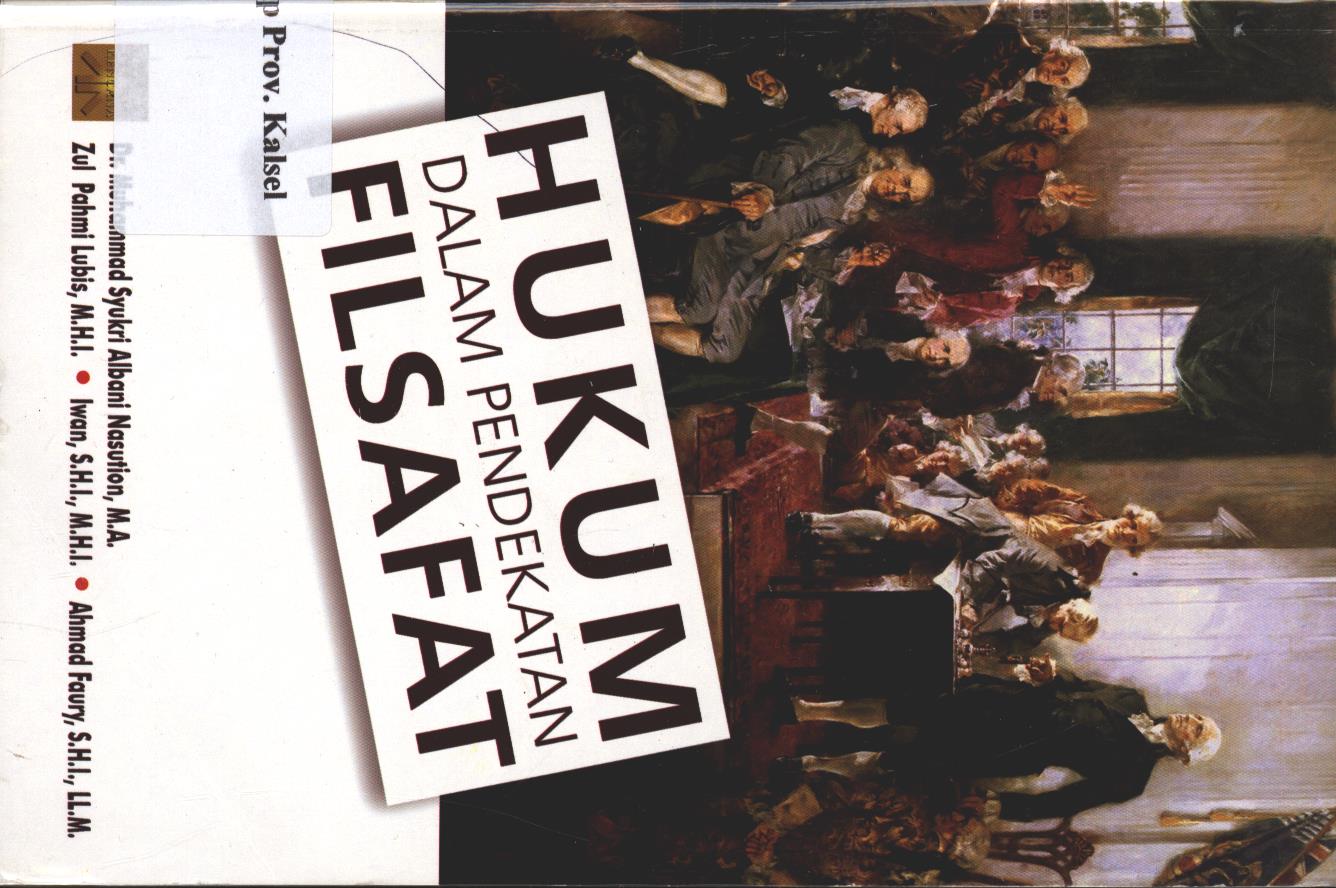 Cover Hukum Dalam Pendekatan Filsafat / Ahmad Faury