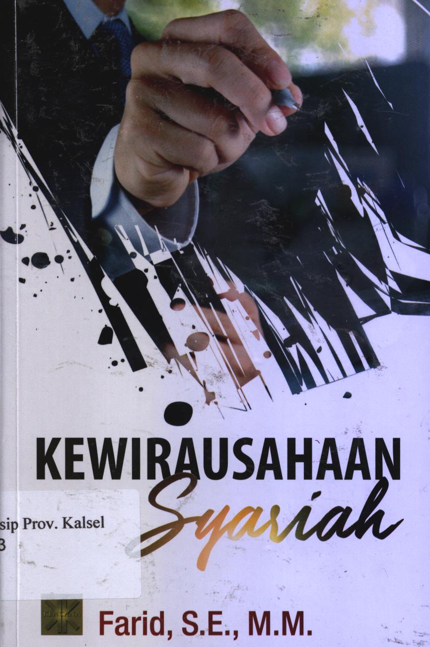 Cover Kewirausahaan Syariah / Faridi