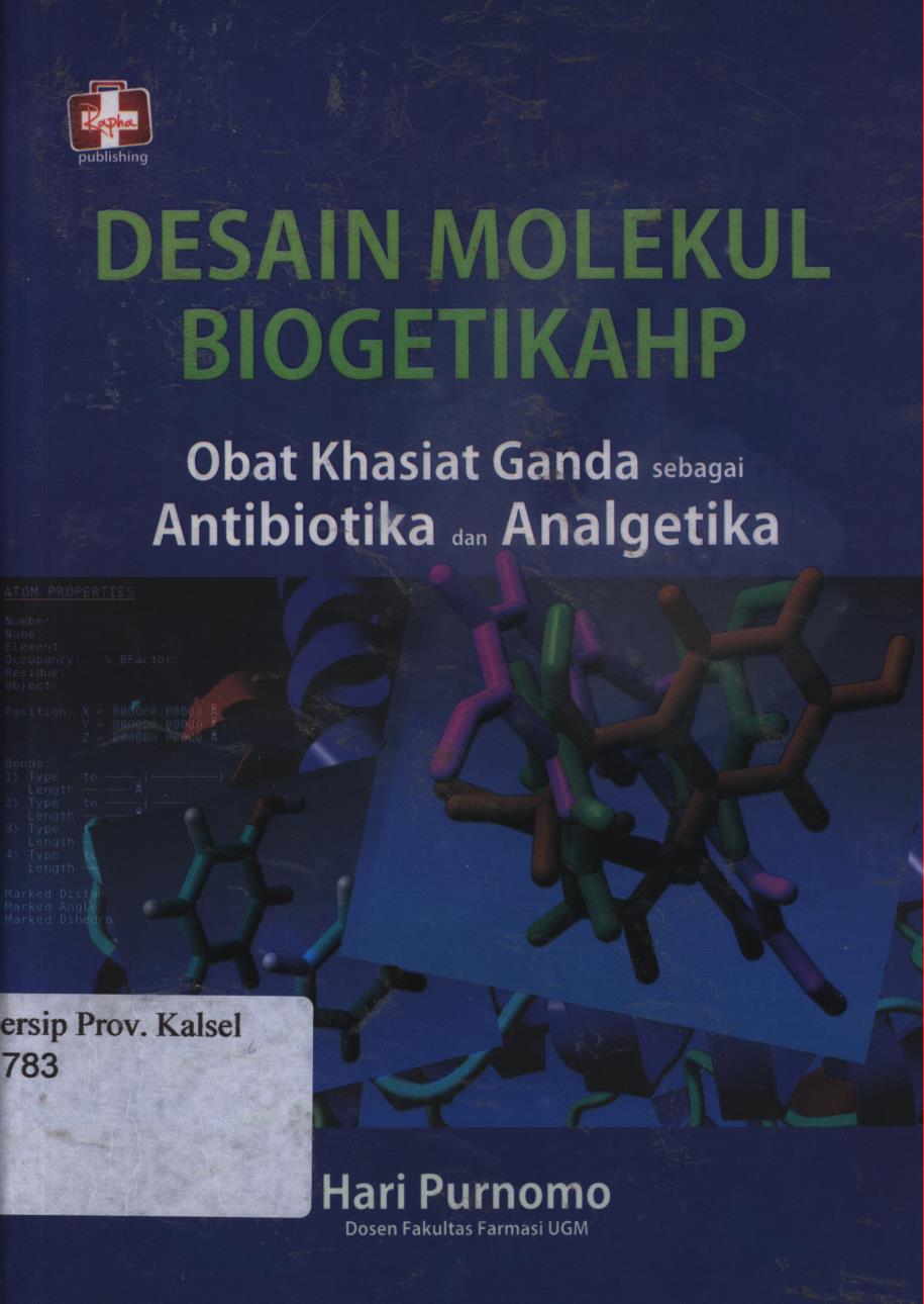 Cover Desain molekul biogetikahp / Hari Purnomo ; editor, Th. Arie Prabawati