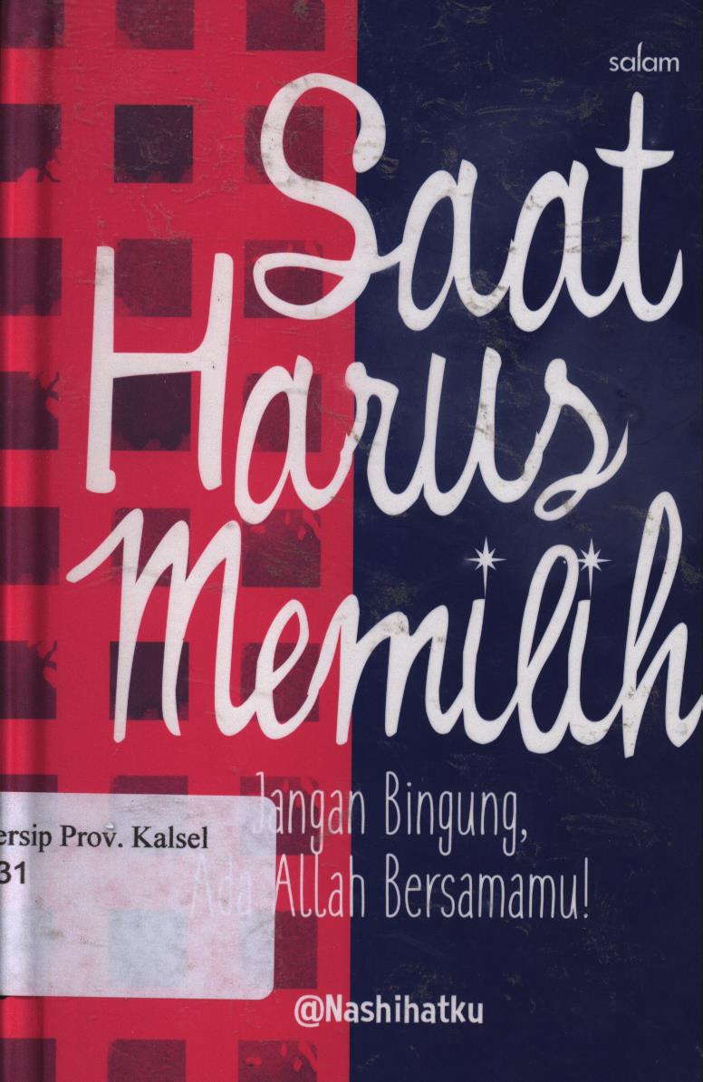 Cover Saat harus memilih