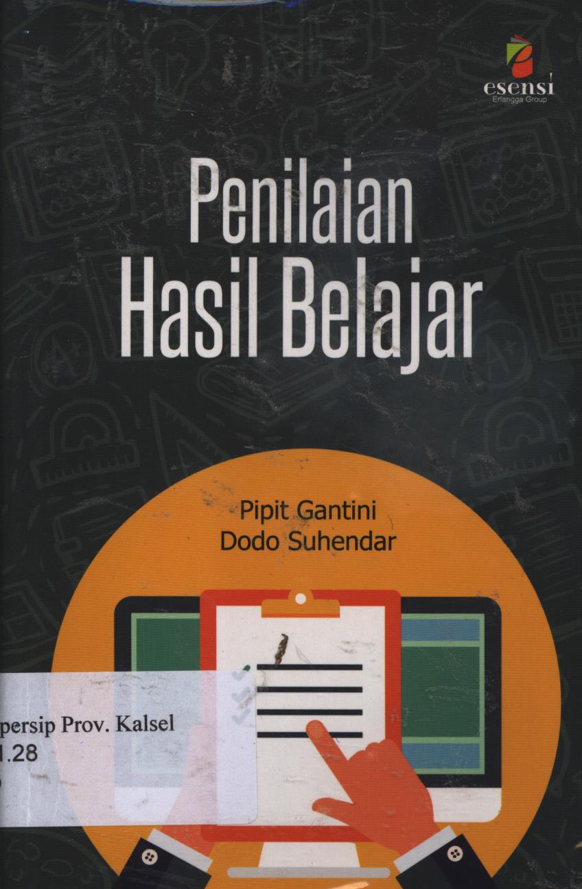 Cover Penilaian hasil belajar / Pipit Gantini dan Dodo Suhendar ; editor, Hanissa Emira