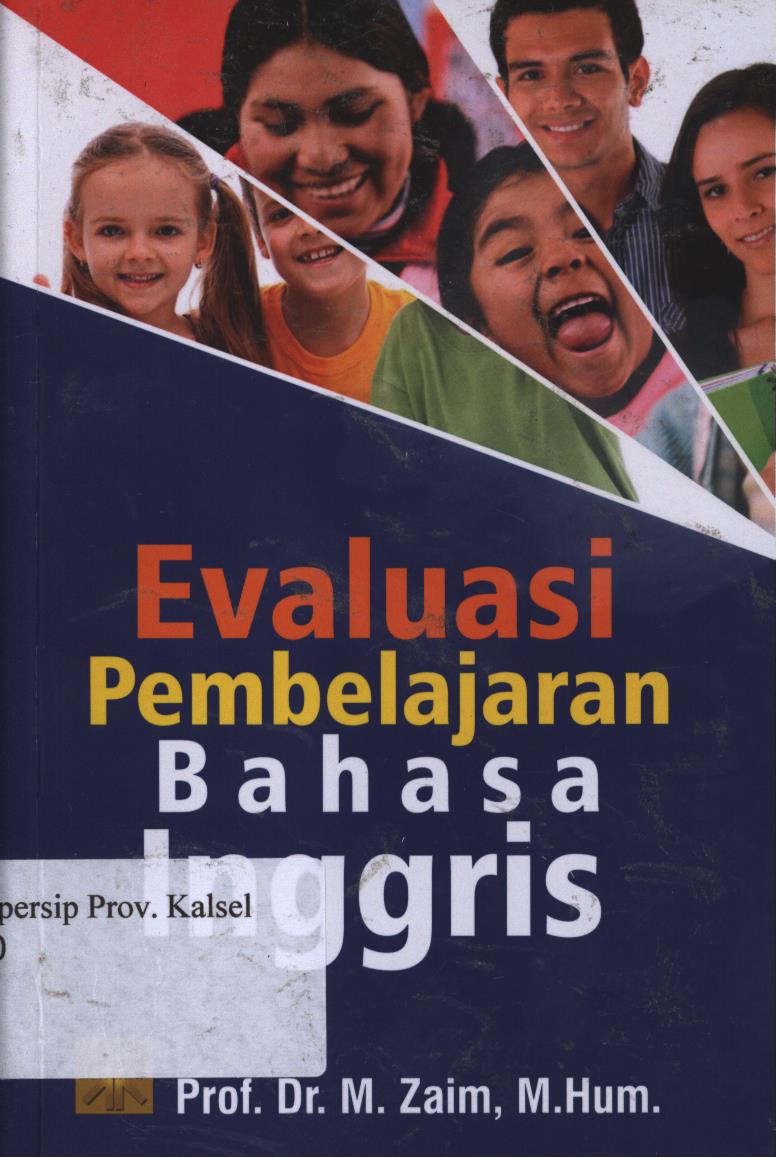 Cover Evaluasi Pembelajaran Bahasa Inggris / M.Zalim
