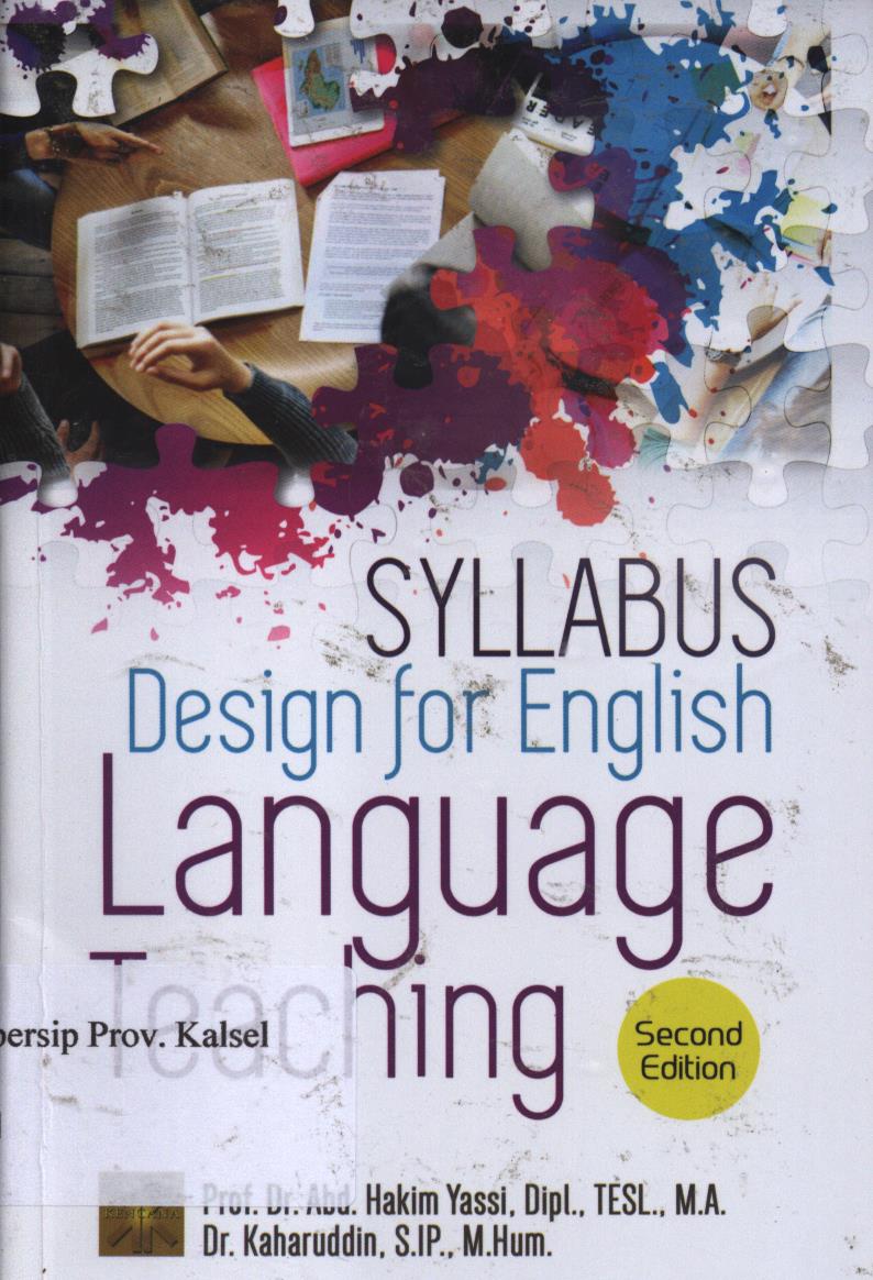 Cover Syllabus Design For English Language Teaching / Abd Hakim, Kaharuddin.