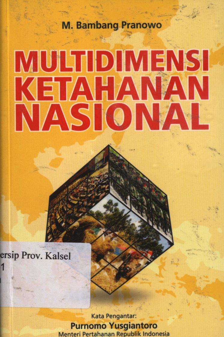 Cover Multidimensi ketahanan nasional / M. Bambang Pranowo ; editor, Syaefudin Simon dan Zubairi Hasan