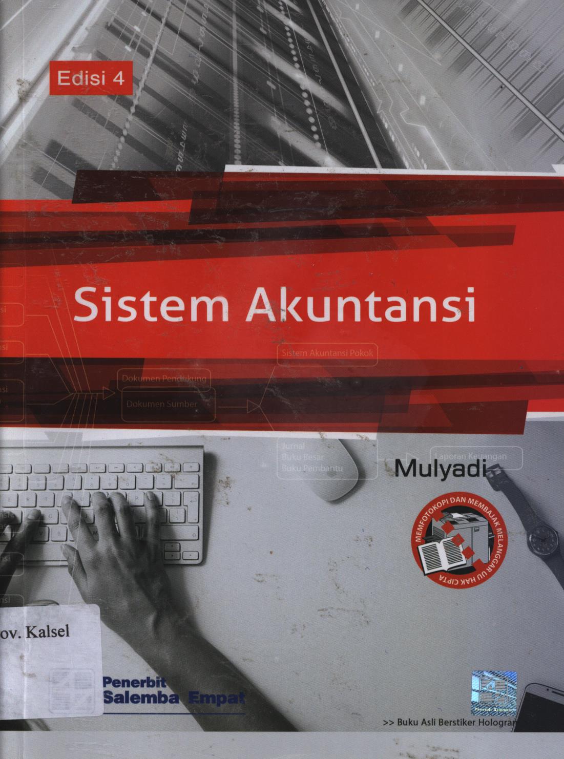 Cover Sistem akuntansi / Mulyadi ; editor, Ema Sri Suharsi