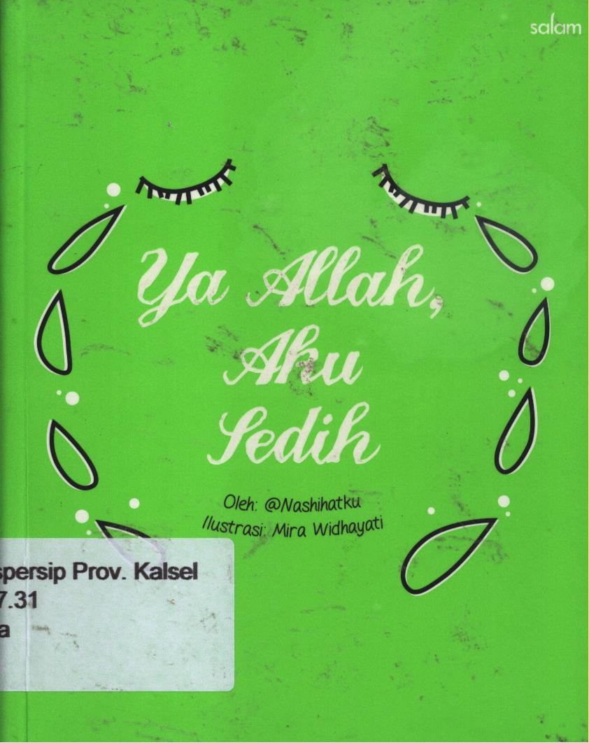 Cover Ya Allah, Aku Sedih / Nashihatku