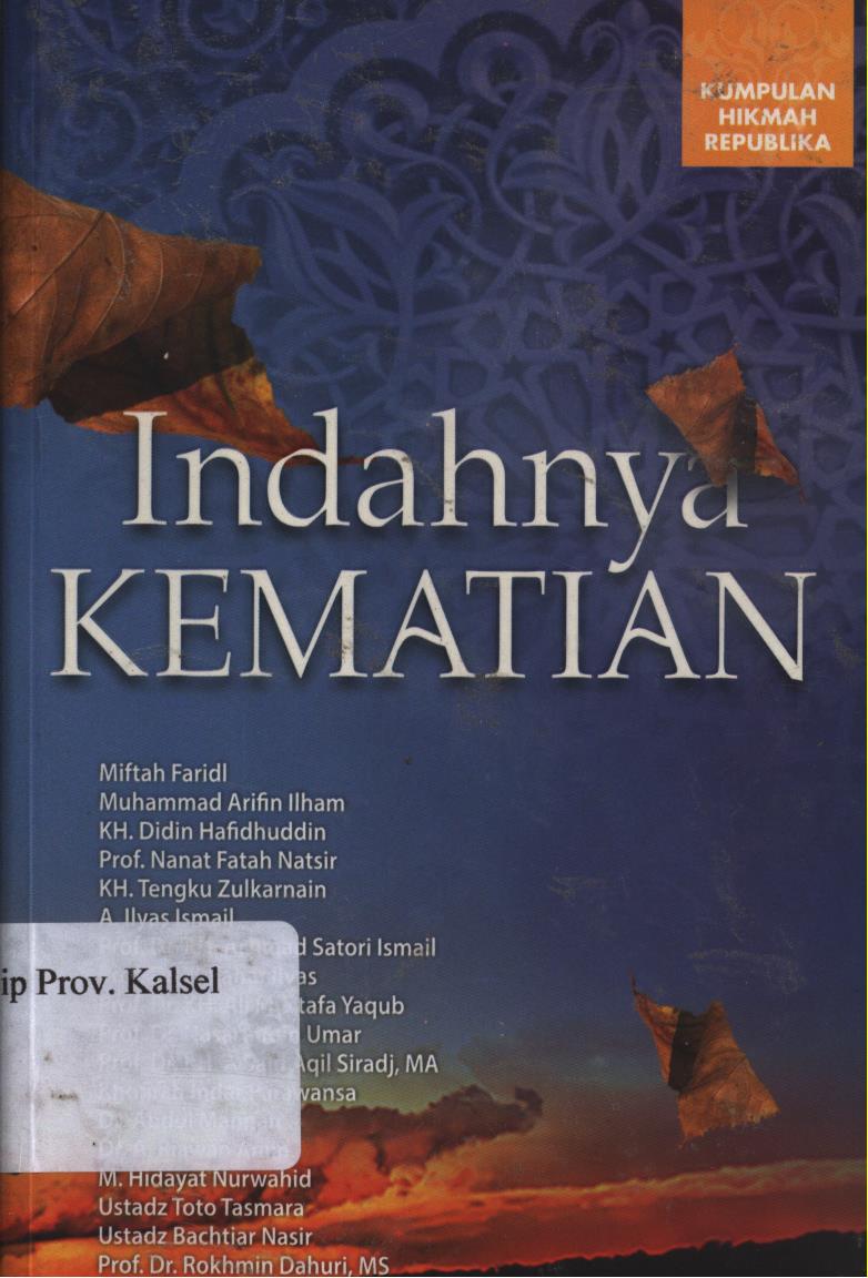 Cover Indahnya kematian