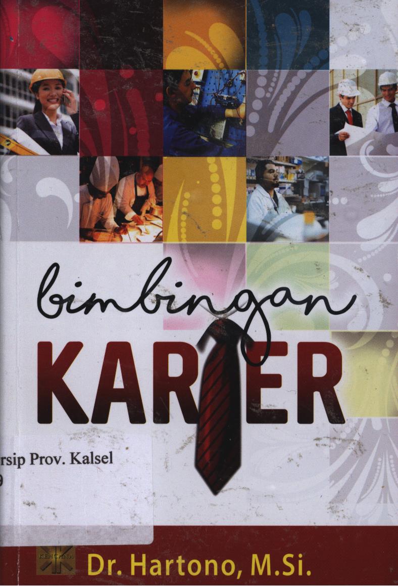 Cover Bimbingan karier / Hartono