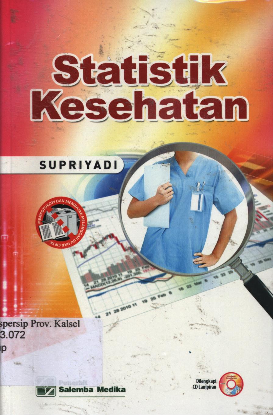 Cover Statistik Kesehatan / Supriyadi