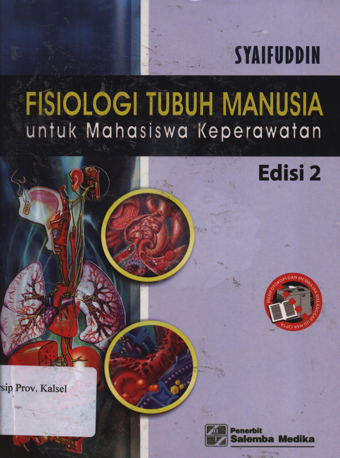 Cover Fisiologi tubuh manusia untuk mahasiswa keperawatan edisi 2 / Syaifuddin