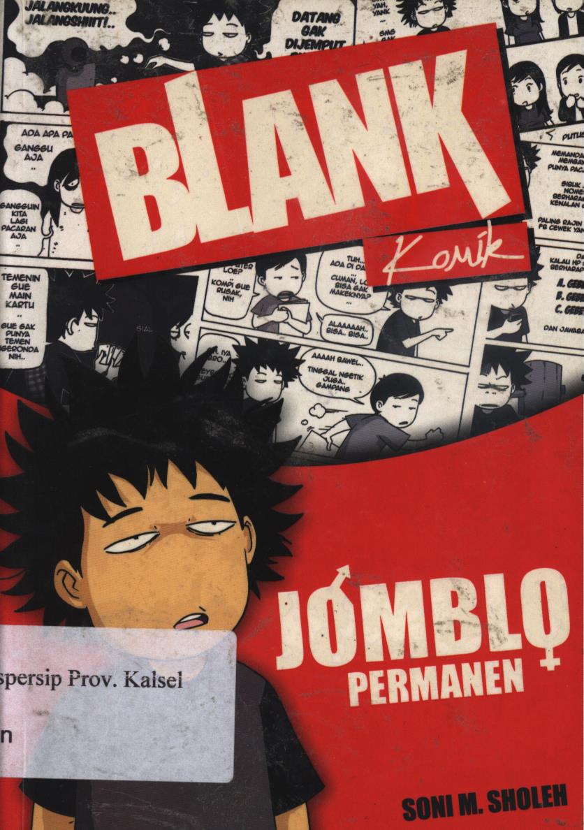 Cover Blank komik jomblo permanen / Soni M. Sholeh ; penyunting, Irwan Rouf
