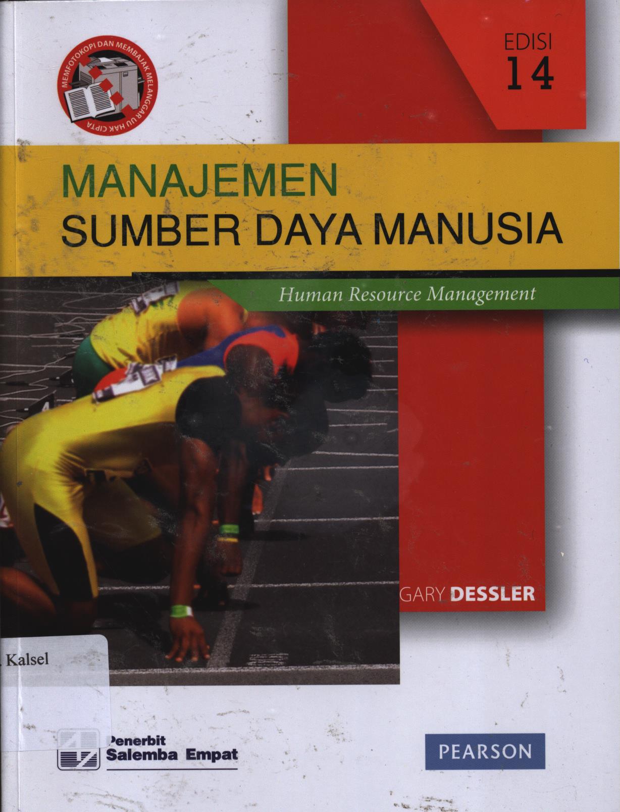 Cover Manajemen sumber daya manusia Edisi 14 / Gary Dessler ; penerjemah, Diana Angelica