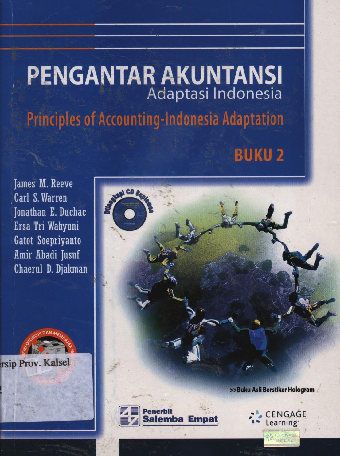 Cover Pengantar akuntansi - adaptasi indonesia buku 2 / Penerjemah, Damayanti dian ; Editor, Tim editor penerbit salemba.