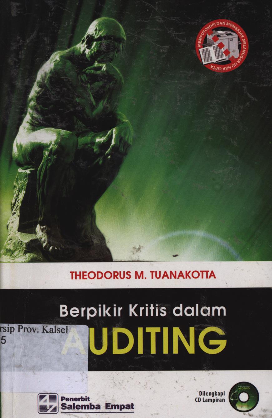 Cover Berpikir kritis dalam auditing / Theodorus M.Tuanakotta